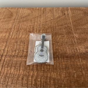 Taylor Swift Glitter Guitar Acrylic Keychain